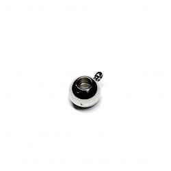 Stainless steel spacer with loop (Bails) 6x8x10,5mm 1pcs. (F18N1002)