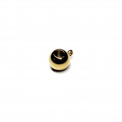 Stainless steel spacer with loop (Bails) 6,5x8x10mm 1pcs. (F18N3003)