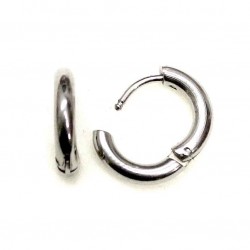 Stainless-Congo steel earrings 13x2,5mm 2pcs. (F02N1017)