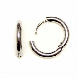 Stainless-Congo steel earrings 17x2,5mm 2pcs. (F02N1010)
