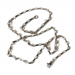 Stainless steel chain with clasp 2,5mm (KN1010) 