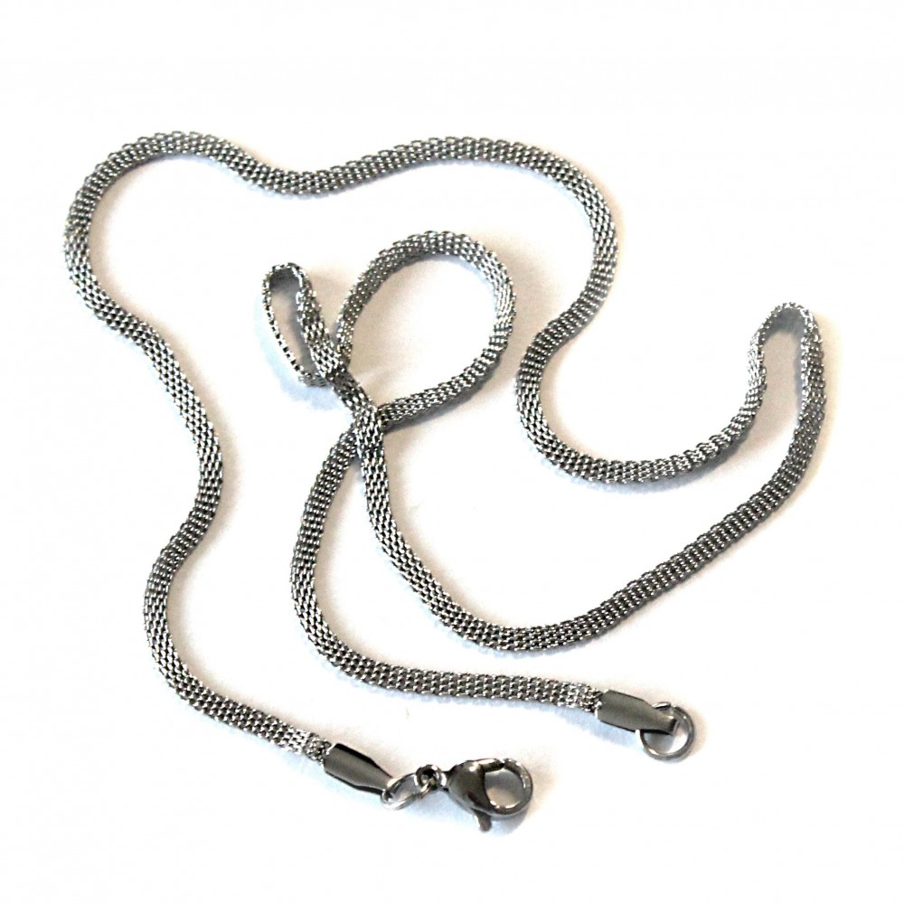 Stainless steel chain with clasp 2,5mm (KN1012) 