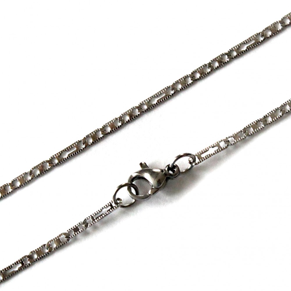 Stainless steel chain with clasp 2mm (KN1014) 