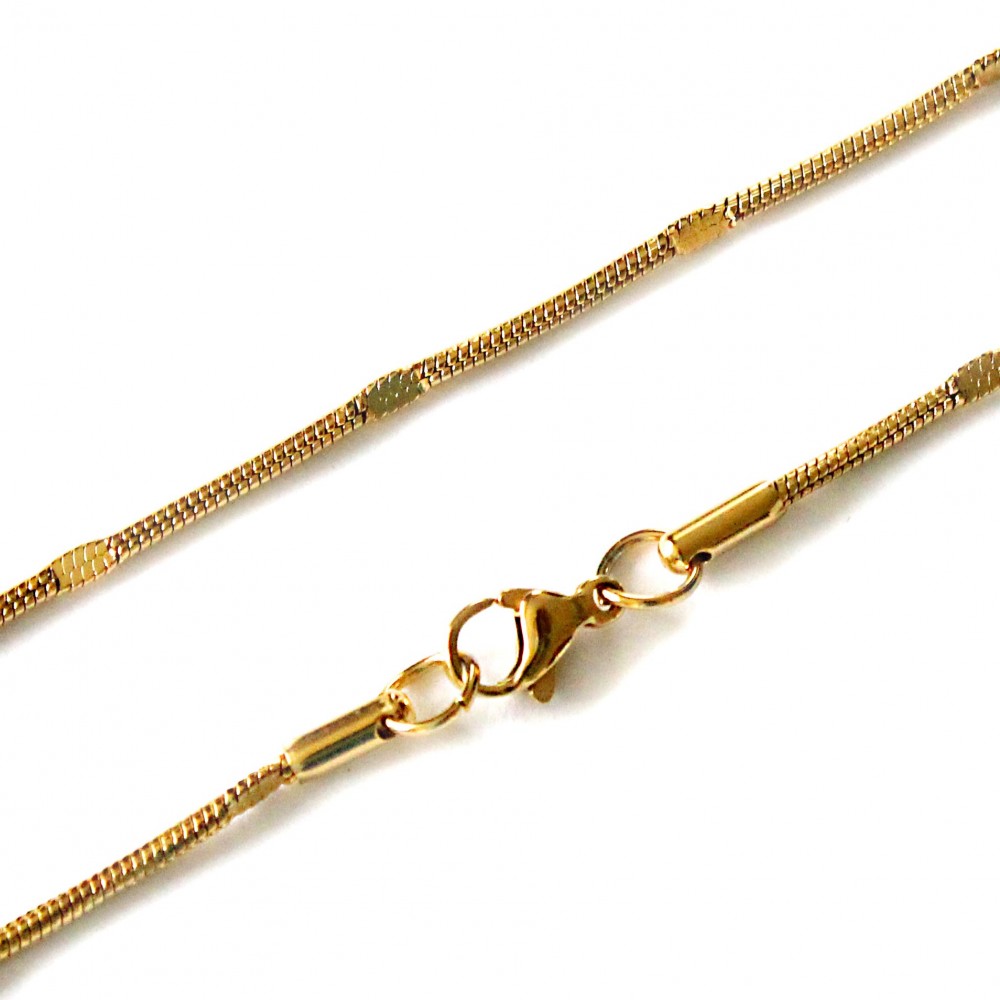 Stainless steel chain with clasp 2mm (KN3017) 