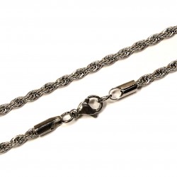 Stainless steel chain with clasp 3mm (KN1011) 