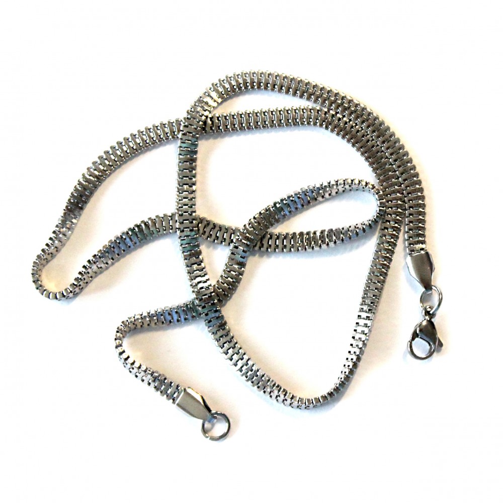 Stainless steel chain with clasp 4mm (KN1015) 
