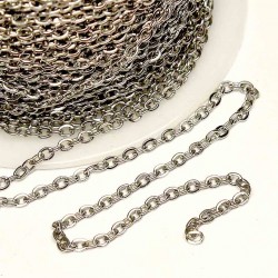 Stainless steel chain 2x2mm - 1m (KN02100)