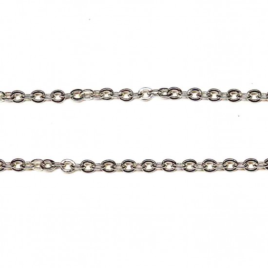 Stainless steel chain 2,5 x2mm - 1m (KN02101)