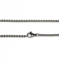 Stainless steel chain with clasp 2,5mm (KN1004)
