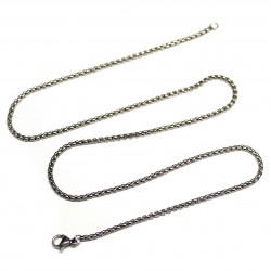 Stainless steel chain with clasp 2mm (KN1002)