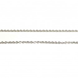 Stainless steel chain with clasp 2x2mm (KN1000)
