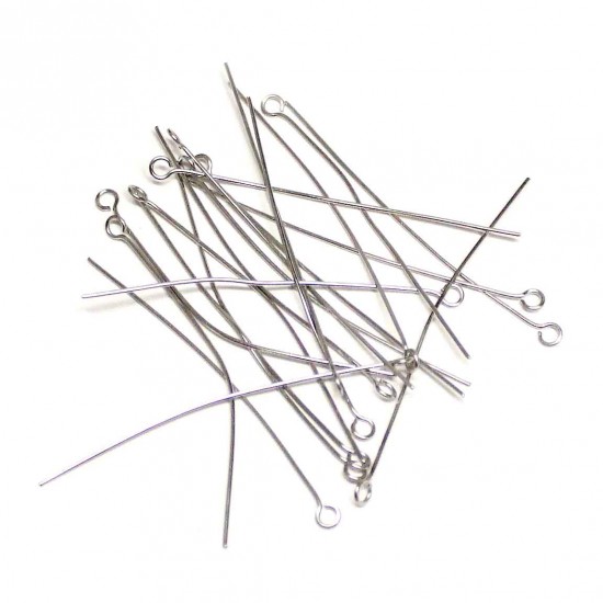 Stainless steel head pins 50mm - 20 psc. (F16N135020)