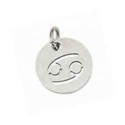 Stainless steel pendant - Cancer 14x12mm 1pcs. (F12N1037)