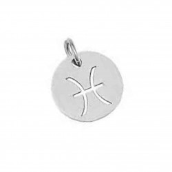 Stainless steel pendant - Pisces 14x12mm 1pcs. (F12N1032)