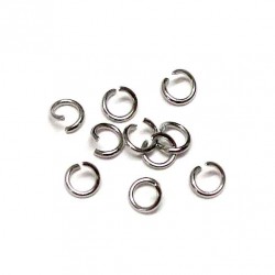 Stainless steel rings 3mm 10pcs. (F05N11031)