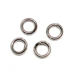 Stainless steel rings 5mm 4pcs. (F05N11053)