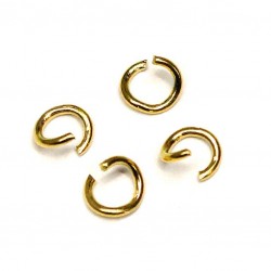 Stainless steel rings 6mm 10pcs. (F05N31061)