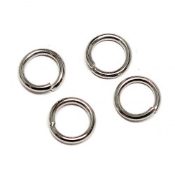 Stainless steel rings 8mm 4pcs. (F05N11083)