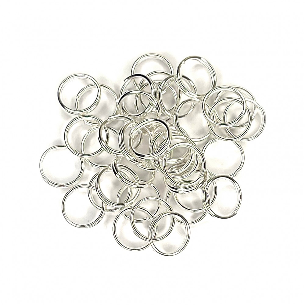 Double rings 8mm ~40pcs. (F05M22080)