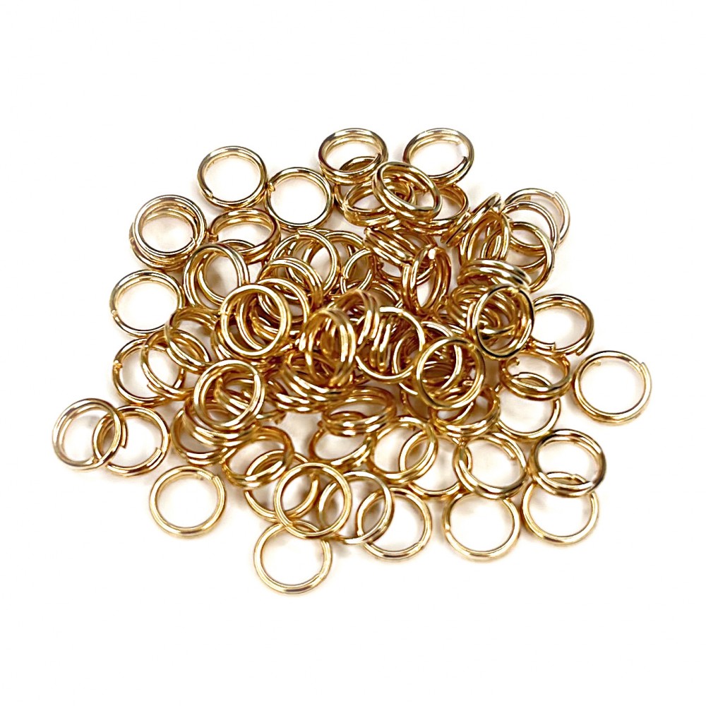 Double rings 6mm ~80pcs. (F05M42060)