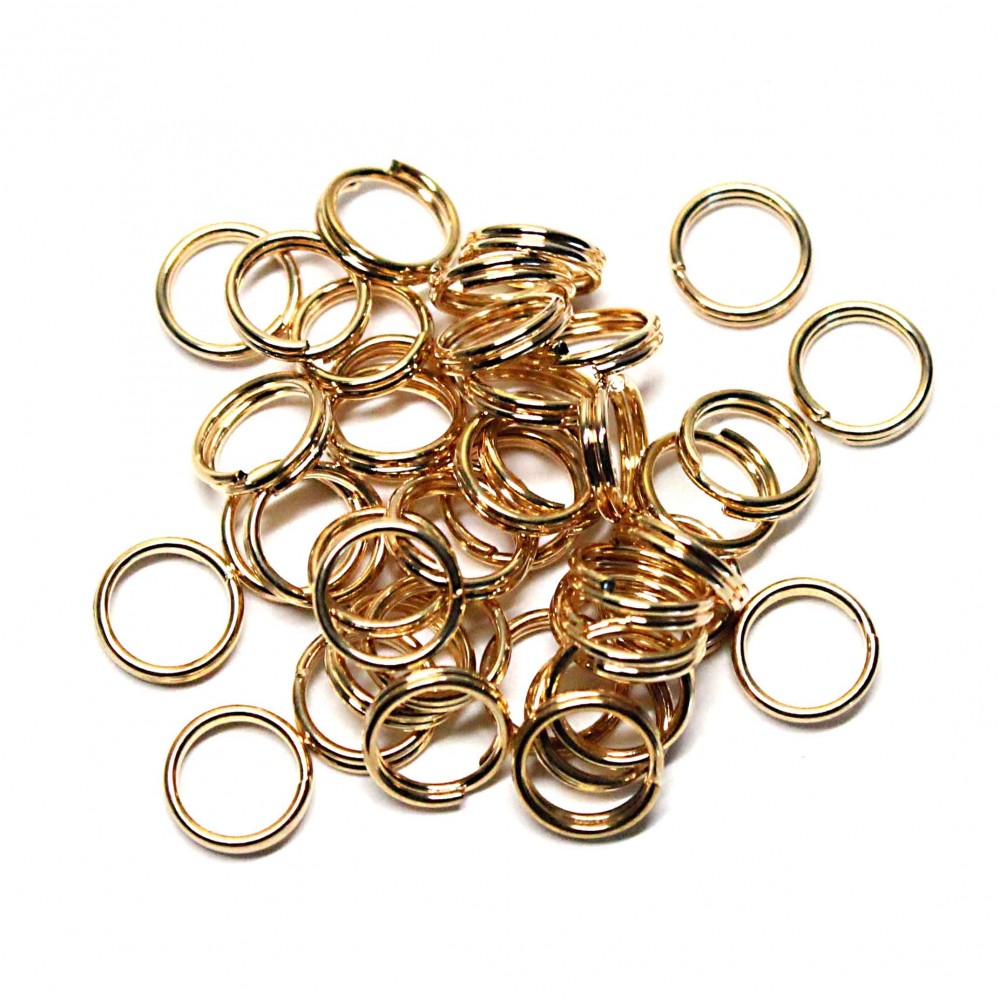Double rings 7mm ~50pcs. (F05M42070)
