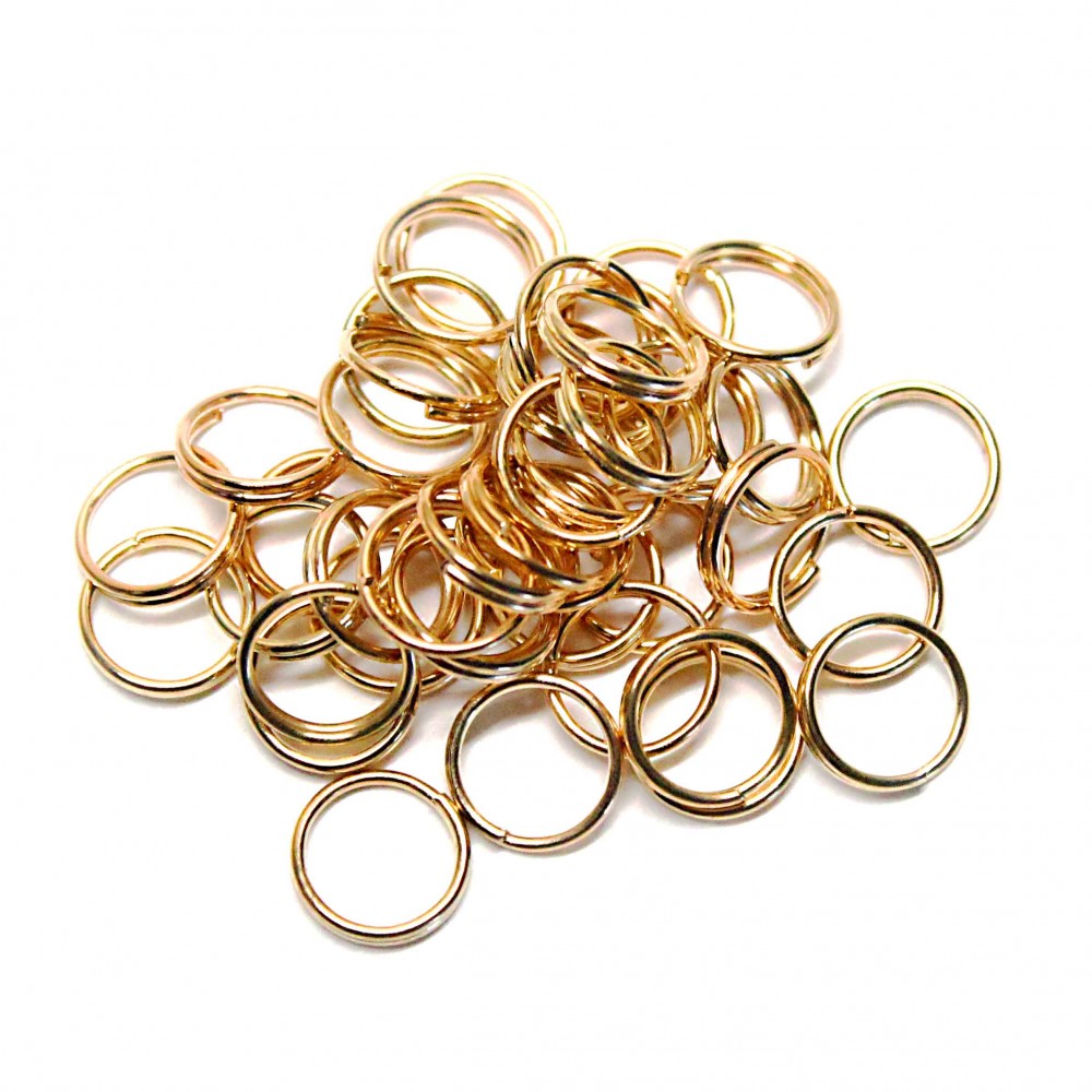 Double rings 8mm ~40pcs. (F05M42080)