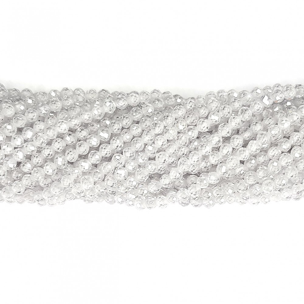 Beads Fianite (cubic zirconia)-faceted 3mm (0003015G)