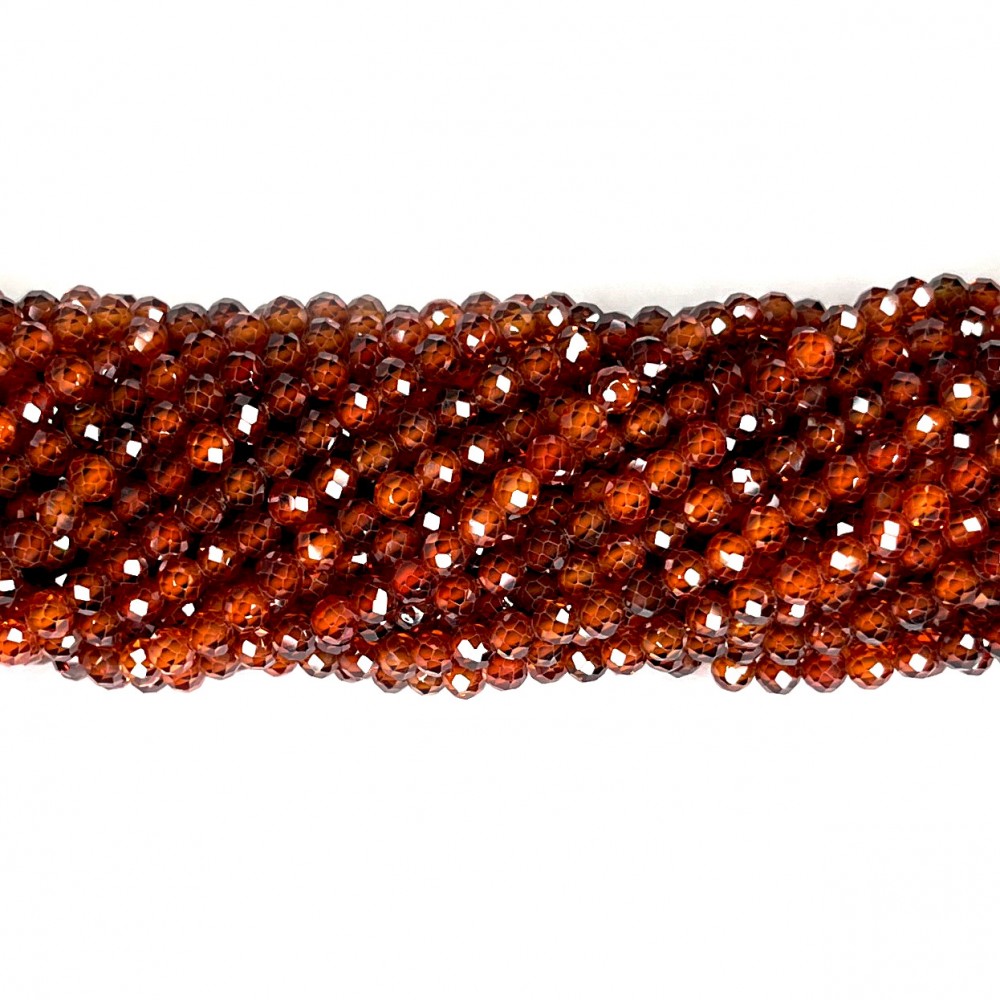 Beads Fianite (cubic zirconia)-faceted 3mm (0003023G)