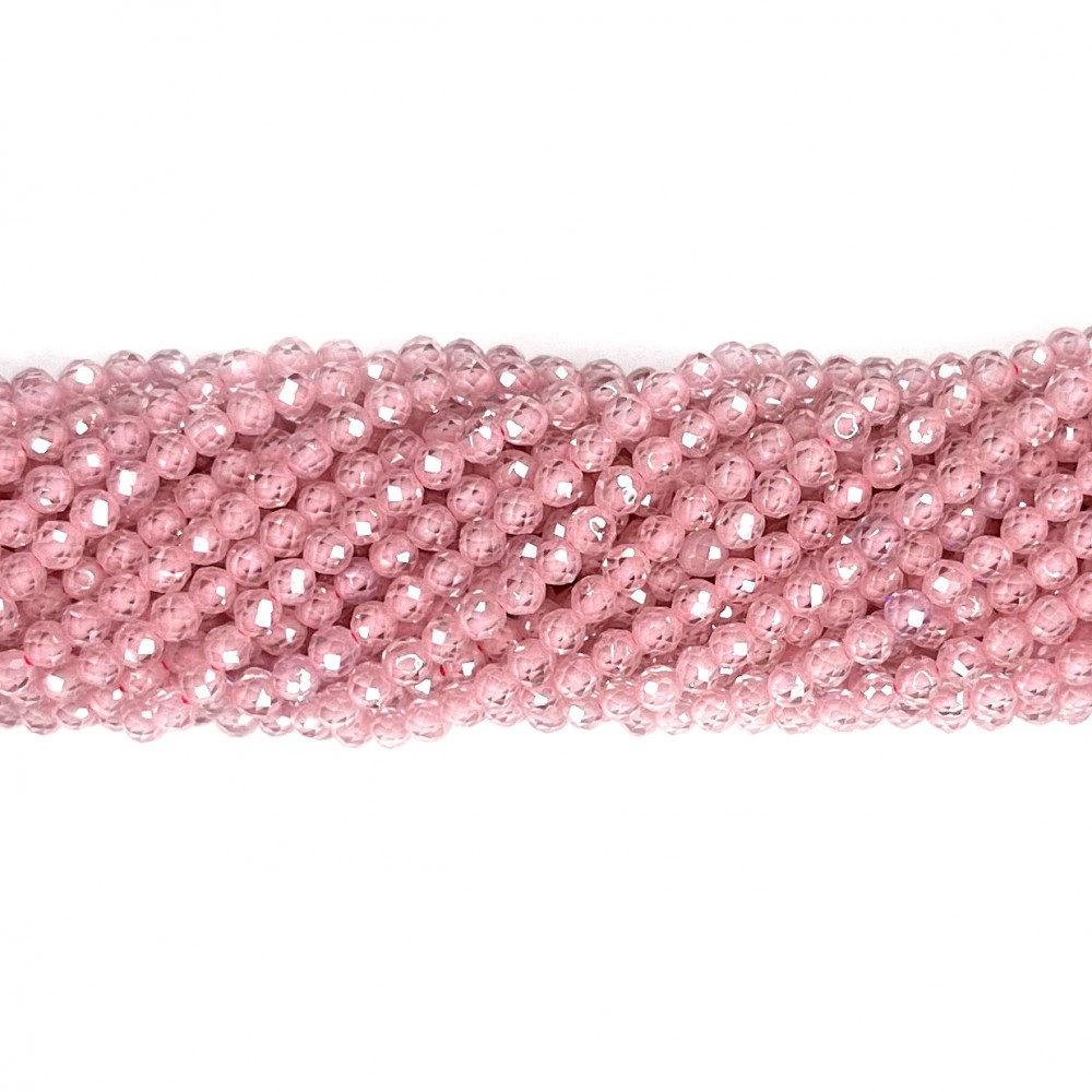 Beads Fianite (cubic zirconia)-faceted 3mm (0003019G)