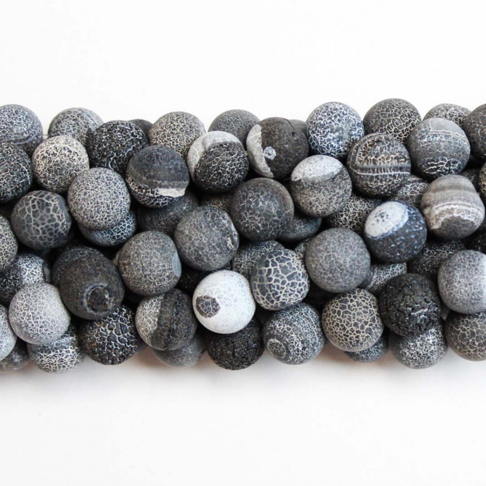 Beads Agate-frosted 10mm (0210006M)