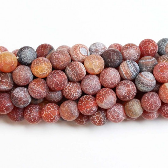 Beads Agate-frosted 10mm (0210013M)
