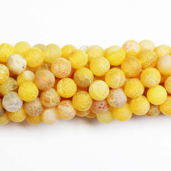 Beads Agate-frosted 10mm (0210014M)