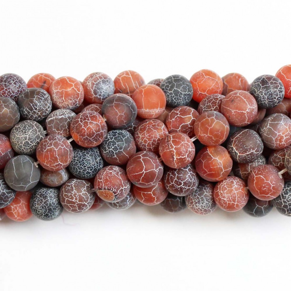 Beads Agate-frosted 10mm (0210015M)
