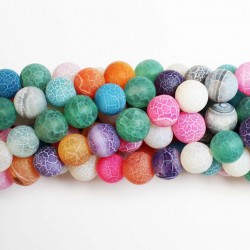 Beads Agate-frosted 10mm (0210017M)