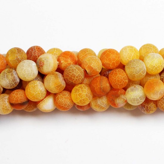 Beads Agate-frosted 10mm (0210018M)