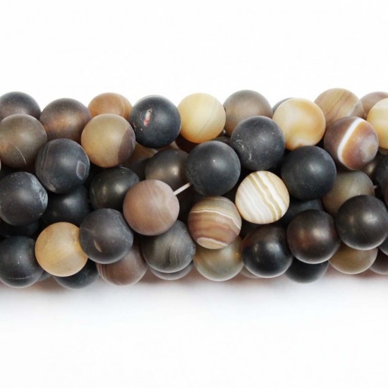 Beads Agate-frosted 10mm (0210019M)