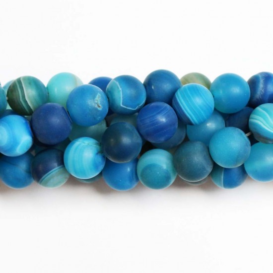 Beads Agate-frosted 10mm (0210021M)