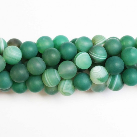 Beads Agate-frosted 10mm (0210022M)