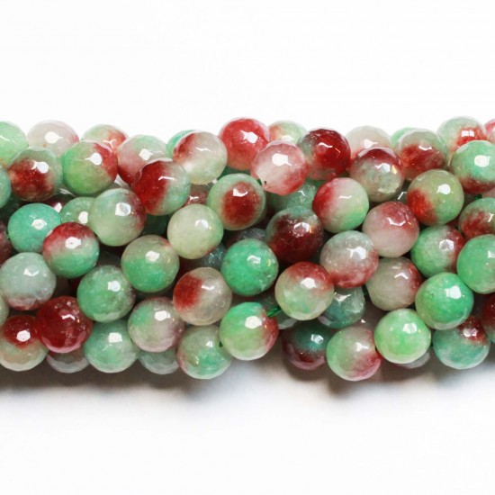 Beads Agate-faceted 10mm (0210005G)