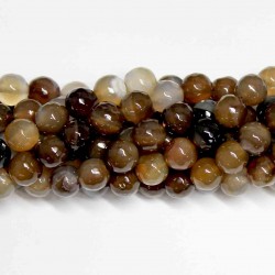 Beads Agate-faceted 10mm (0210009G)