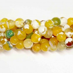Beads Agate-faceted 10mm (0210010G)