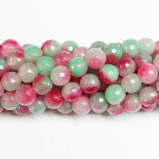 Beads Agate-faceted 10mm (0210030G)