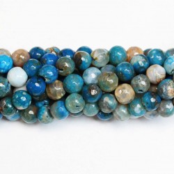 Beads Agate-faceted 10mm (0210038G)