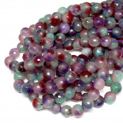 Beads Agate-faceted 10mm (0210089G)