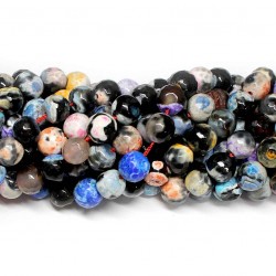 Beads Agate-faceted 10mm (0210091G)