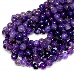 Beads Agate-faceted 10mm (0210107G)