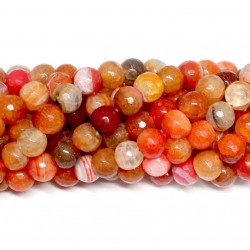 Beads Agate-faceted 10mm (0210109G)
