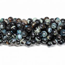 Beads Agate-faceted 10mm (0210119G)