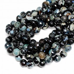Beads Agate-faceted 10mm (0210119G)