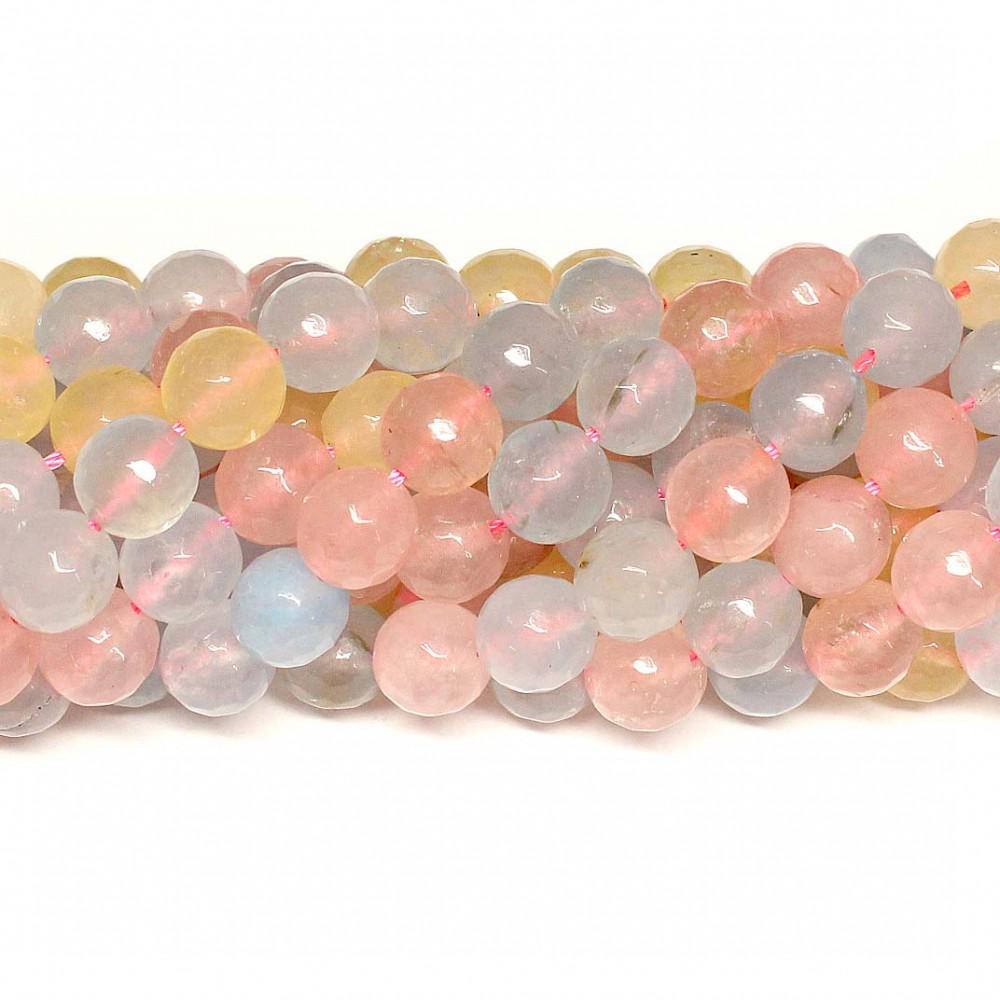Beads Agate-faceted 10mm (0210129G)